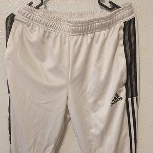 Adidas White Medium Tracksuit Pants
